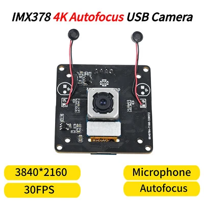 IMX378 4K HD Autofocus USB Camera Module With Microphone 30fps Live Broadcast - Image 1 of 4