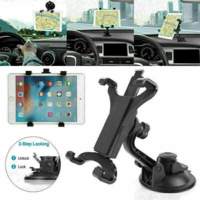 Car Tablet Mount Holder Windshield Dashboard For Universal 7"~11" Tablet PC iPad - Image 1 of 4