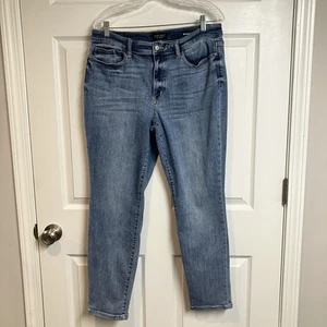 Judy Blue Boyfriend Fit Blue Denim Jeans Womens Size 15/32 High Rise Med Wash - Bild 1 von 12