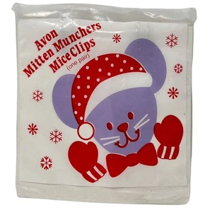 Avon Mitten Munchers Mice Clips (one pair) 1992 - Picture 1 of 2