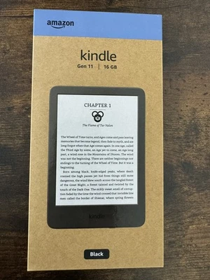 Amazon Kindle E-Reader 6" 11th Gen 16GB Wi-Fi 2024 Black - NEW SEALED! - Image 1 of 3