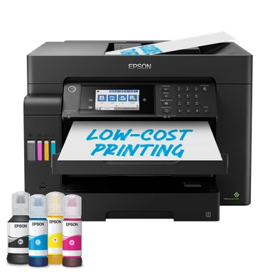 Epson EcoTank ET-16655 +Ink A4 Multifunction w/ ADF Printer Scanner Copy Low - Image 1 of 4