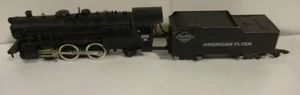 VINTAGE AMERICAN FLYER #300AC S GAUGE METAL 4-4-2 LOCO + TENDER READING LINES - Picture 1 of 10
