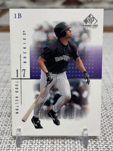 2001 Upper Deck #59 Todd Helton (SP Game Used Edition) HOF Colorado Rockies - Picture 1 of 2