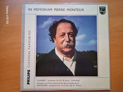 33T 🎶IN MEMORIAM P. MONTEUX 🎶 SCHUBERT:Symphony N°8 in B minor,"unfinished" 🎶 - Photo 1/4
