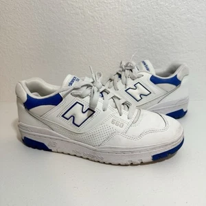 New Balance 550 Shoes Men's US 9 White Blue Casual Leather Sneakers BB550SWC - Picture 1 of 16