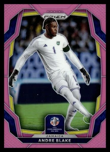 2024 Panini Prizm CONMEBOL Copa America Pink #122 Andre Blake Jamaica - Picture 1 of 2