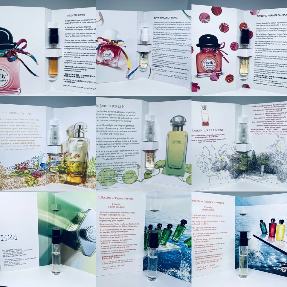 Frascos de muestra de perfume Hermes de 2 ml cada uno. Elige tu aroma y envío combinado Foto 1 de 1