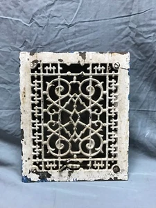 Antique Cast Iron Victorian Heat Grate Floor Register 8x10 VTG Old 1029-23B - Picture 1 of 12