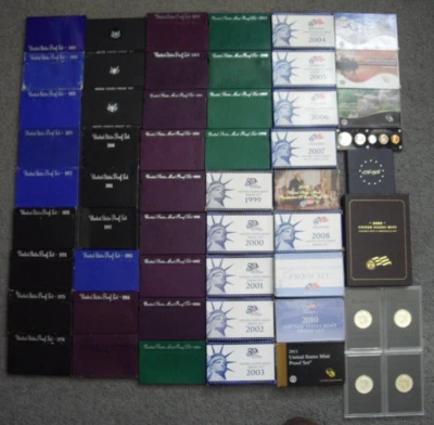 US Mint Proof Sets ~ 1958, 1968-2011 ~ 2009 Lincoln Coin & Chronicles + Silver - Image 1 of 4