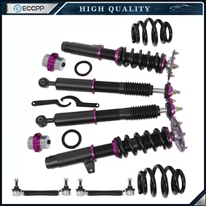 Coilovers Suspension Set Adj. Height Shocks For 2001-2005 BMW E46 320i 325i 330i - Picture 1 of 11