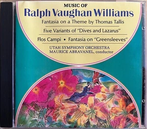 MUSIC OF RALPH VAUGHAN WILLIAMS - Abravanel / Utah SO CD 1988 Vangaurd Exc Cond - Bild 1 von 2