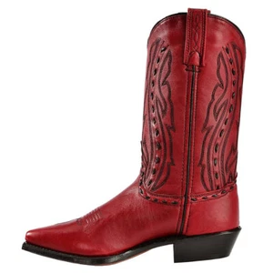 ABILENE Women's 9002 Western Cowhide Genuine Leather Snip Toe Boots, Choose Size - Picture 1 of 7