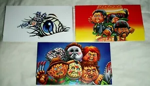 2019 Garbage Pail Kids REVENGE The HORROR-IBLE Box Insert plus Two More & 1 Box? - Picture 1 of 1