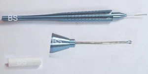 TITANIUM VR-CAPSULORRHEXIS VITREOUS  FORCEPS SHARP TIP21 GAUGE(2 PIECE) - Picture 1 of 1
