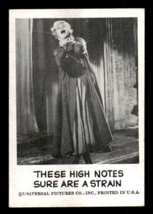 1961 Leaf Spook Stories #88 These High Notes Sure Are A Strain VG