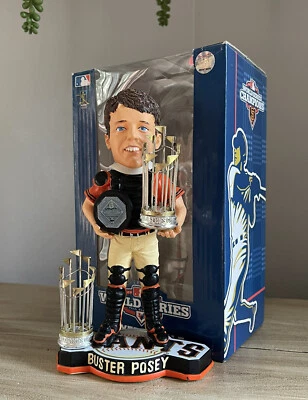 Buster Posey Gigantes de San Francisco 2x Premio MVP Serie Mundial Bobblehead #/300 Nuevo en caja Foto 1 de 4