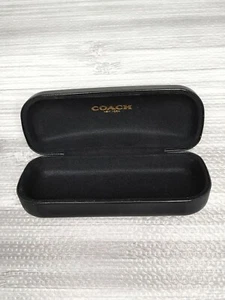 Coach Glasses Sunglasses Case  Only Black  - Picture 1 of 12