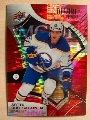 2021-22 Upper Deck Allure Red Rainbow Rookie RC Arttu Ruotsalainen #126 - Image 1 of 2