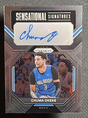 2022-23 Panini Prizm CHUMA OKEKE #SS-CO Sensational Signatures - Magic - Image 1 of 2