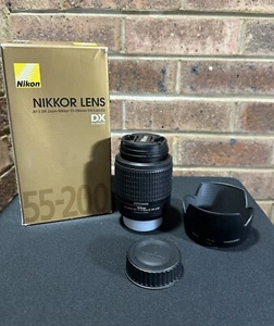Nikon Nikkor AF-5 DX Zoom Nikkor 55-200mm F/4-5.6G ED Lens - Picture 1 of 10