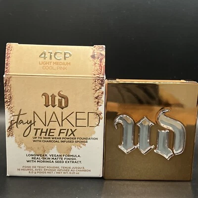 41CP (light-Med Cool Pink ) Urban  Decay Stay Naked The Fix Powder Foundation - Image 1 of 4