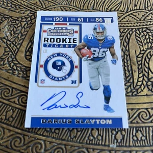 2019 Panini Contenders - Rookie Ticket RPS #140 Darius Slayton (AU, RC) Giants - Picture 1 of 2