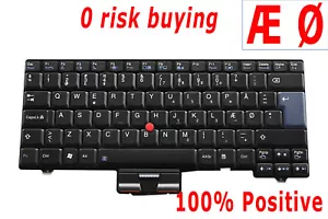 Norwegian Danish Keyboard for Lenovo Thinkpad sl300 sl400 sl500 42T3812 42T3779 - Bild 1 von 6