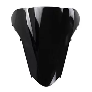 Black Double Bubble Windscreen for Honda Interceptor 800 VFR800 2002 03 04 2012 - Picture 1 of 1