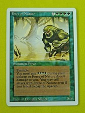 Force of Nature - Rare Green Creature - NM - Revised MTG