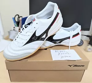 Mizuno MORELIA IN Soccer Futsal Indoor Football Shoes Q1GA1700 White x Black - Picture 1 of 10