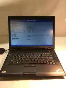 Lenovo ThinkPad SL500 15" Laptop Intel Core 2 Duo- BOOTS TO BIOS -MZ - Picture 1 of 6