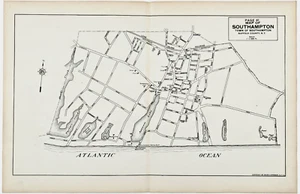 1929 MEADOW CLUB - SOUTHAMPTON - LONG ISLAND Map ORIGINAL Suffolk (22x13) - Picture 1 of 4