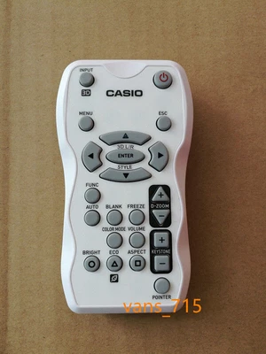 New Original CASIO Projector XJ-M140 XJ-M150 XJ-M155 Remote Control YT-120 - Image 1 of 2