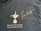 Ronnie O’Sullivan Hand Signed World Snooker Championships Crucible T Shirt!