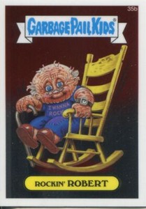 Garbage Pail Kids Chrome Series 1 Base Card 35b ROCKIN' ROBERT