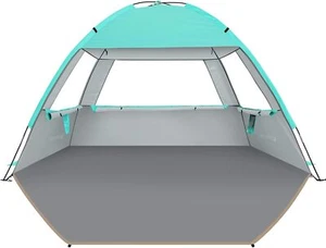 Beach Tent Sun Shelter UPF 50+ UV Protection Beach - Picture 1 of 3