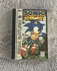 Sonic 3D Blast (Sega Saturn, 1996) CIB w/ Manual, CD, Case. CD Registration Card