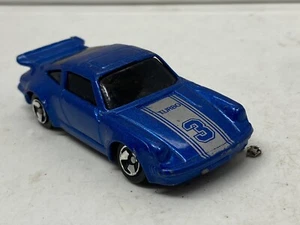 Maisto Porsche 911 Turbo Blue Matchbox Sized Unboxed - Picture 1 of 2