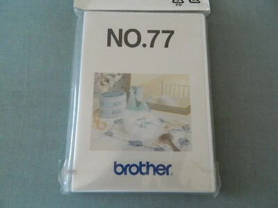 New BROTHER EMBROIDERY DESIGN CARD No77 Easter,Happy Birthday,Thanksgiving Japan - image 1 of 4