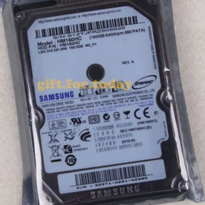 For SAMSUNG 160 GB 5400 RPM SATA 2.5" (HM160HC) Internal Hard Drive HDD - Picture 1 of 2