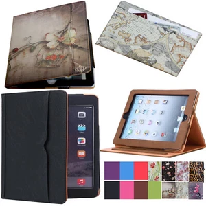Case for 10.9 iPad Air-4 / Air-5 Generation Leather Smart Cover Case with Pocket - Picture 1 of 20