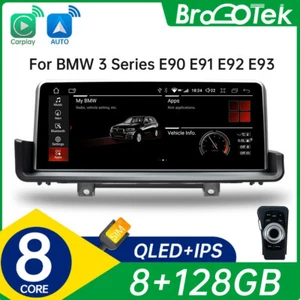 8+128GB Car Stereo 8Core GPS Navi CarPlay Android Car For BMW 3 Series E90 E91 E92 - Picture 1 of 17