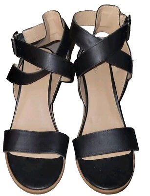 Женский каблук Merona LINDSAY с ремешками 2,5 дюйма размер 9,5 для рабочей вечерней вечеринки - Изображение 1 из 4