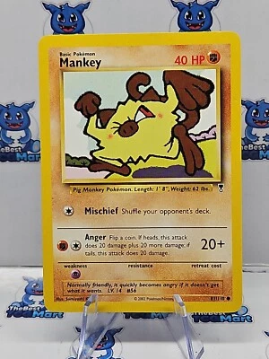 Mankey 81/110 Legendary Collection Pokemon MP  - Image 1 of 2