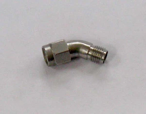 SMA male to SMA female 45 Degree Swept Adapter - NEW - Picture 1 of 2