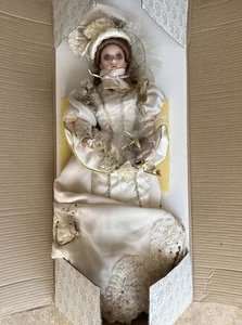 Franklin Mint Erbstück Gwendolyn Gibson Mädchen Weihnachten Erbstück Puppe Neu im Karton - Bild 1 von 9