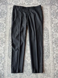 Pantalone uomo Alexander McQueen taglia W40 L34 a pois 100% lana - Foto 1 di 14
