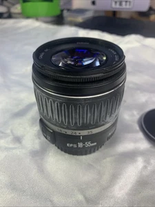 CANON ZOOM LENS EF-S 18-55mm 1:3.5-5.6 II PLUS Tiffen 58mm UV Protector USA Made - Picture 1 of 6