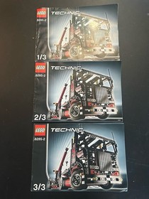 Lego Technic 8285-2 Tow Truck 3 instruction Manuals Only